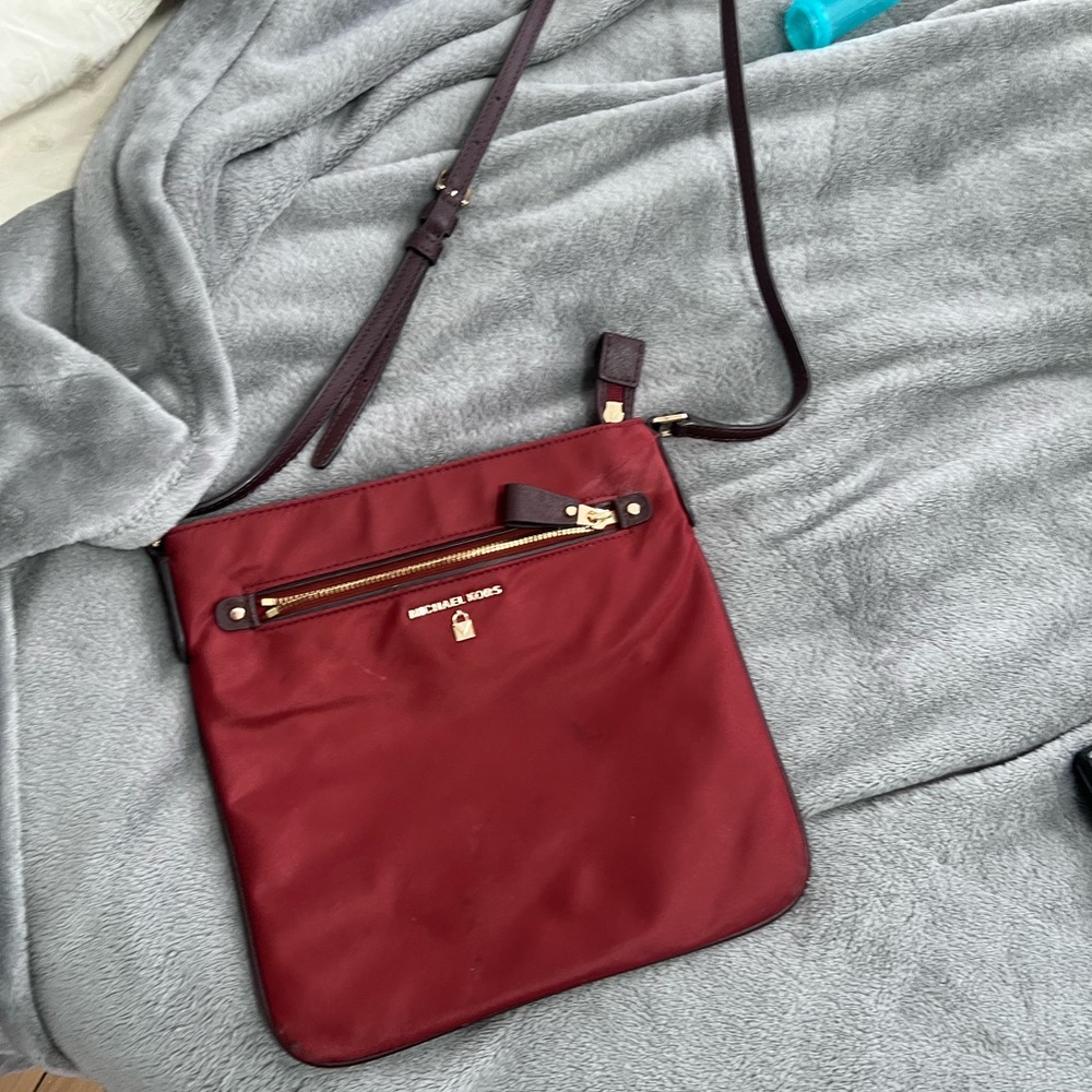 Michael Kors Deep Red Crossbody Bag